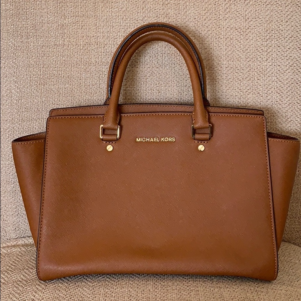 Michael Kors Saffiano Leather Handbag